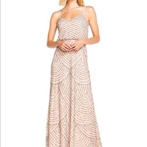 Adrianna Papell beaded gown